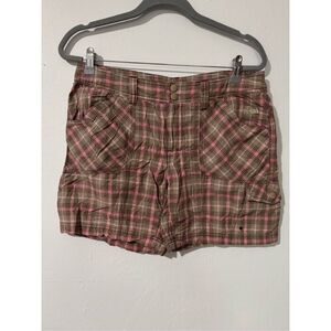 The North Face pink brown shorts 10